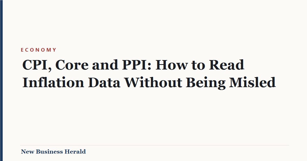CPI, Core and PPI: How to Read Inflation Data Without Being Misled